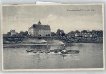06909 O4606 Pretzsch (Elbe) - Fluss Schiff