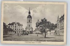 07819 O6712 Triptis - Kirche, Schule