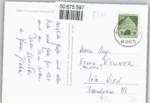 84359 W8346 Simbach a. Inn - Gesamtansicht, Kirche, Schule