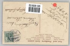 Neujahr , Prägedruck Münze auf AK