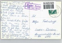 19386 O2860 Lübz - An der Elde, Landpoststempel