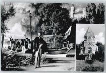 Königsschiff Tristan Adel Ludwig II Künstlerkarte