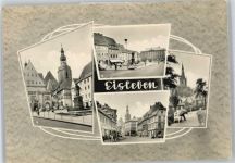 06295 O4250 Lutherstadt Eisleben - Marktplatz, Kirche