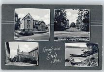 67575 W6528 Eich , Rheinhess Gebrauchsspuren Schule, Hauptstraße, Ehrenmal, Am Eicher See