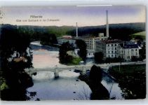 09648 O9250 Mittweida - Blick vom Stadtpark in das Zschopautal, Brücke