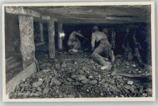 Kohlebergbau , Foto-Karte Bergbau
