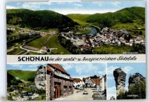 66996 W6781 Schönau (Pfalz) - Pfaffenfels, Adelsnase, Ortsmitte