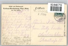 19395 O2864 Plau - vom Hotel Wendeburg