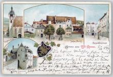 3500 Krems an der Donau Lithographie Margarethenstrasse