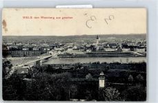 4600 Wels Gebrauchsspuren Blick vom Rheinberg