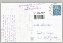 99518 O5322 Bad Sulza - Kinderheim August Frölich