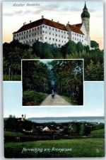 82211 W8036 Herrsching a. Ammersee - Kloster Andechs, Gesamtansicht