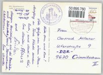 95698 W8591 Neualbenreuth - Kirche, TUrmpartie, Trachten, Denkmal