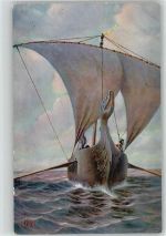 Nr. 36 Segelschiff Künstler sign Rave Marine - Galerie