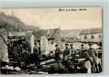 Dun a. d. Maas - Mühle Soldaten Feldpoststempel