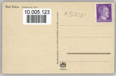 99518 O5322 Bad Sulza Künstlerkarte Gradierwerk Luise, Scherenschnittart