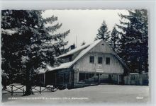 Herrgottschnitzerhütte Hüttenstempel Winter Randgebirge östlich der Mur