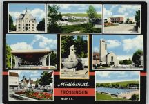 78647 W7218 Trossingen - Rathaus Dr.E.-Hohner-Konzerthaus Musikpavillon Kath. Kirche Schwimmbad