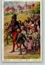 W3250 Hameln Der Rattenfänger Geige Kinderbuch Gebrüder Grimm Herrfurth, O.