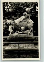 68723 W6830 Schwetzingen - Schloßgarten der junge Bocchus Sandsteingruppe von Link