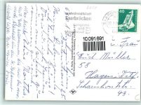 66111 W6600 Bischmisheim - Kirchpartie Panorama Schle Ortsansicht