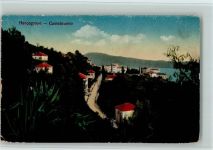 Castelnuovo Herceg Novi 1917 - Ortsansicht Feldpoststempel