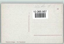 W8103 Oberammergau am Hauptplatz AK gute Erhaltung Marschall, V. Künstlerkarte