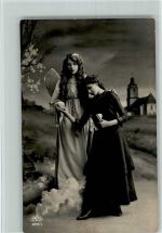R & K/L Serie 4695-1 - Schutzengel 1912 AK Konfirmation