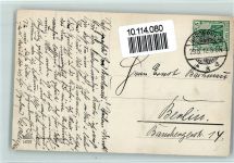 W2982 Norderney Strand Strandkörbe Schwarz-Weiß-Rot 1912 Gebrauchsspuren