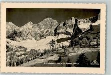 Austriahütte - Dachstein Winteraufnahme Hüttenstempel