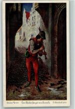 Märchen - Rattenfänger von Hameln Nr. 3 AK Herrfurth, O.