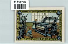 07381 O6840 Pößneck - Notgeld Webstuhl