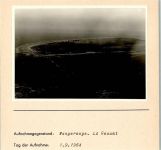 26486 W2946 Wangerooge , Nordseebad FOTO KEINE AK Luftaufnahme Gesamtansicht Foto montiert auf Karton