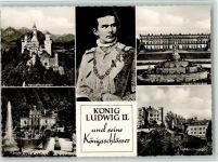 Seine Königsschlösser AK Adel Ludwig II