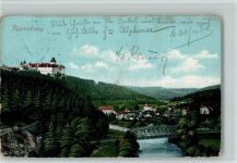 3573 Rosenburg 1916 - Schloß und Ort mit Brücke AK