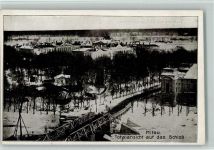 Mitau Jelgava 1918 - Schloss , Brücke , Teilansicht , Photograph Kühlewindt östl. Krioegsschauplatz WK I