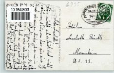 W6935 Strümpfelbrunn Gesamtansicht Bahnpoststempel Zug 14 Bahnpoststempel