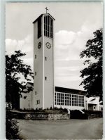 32312 W4990 Nettelstedt , Kr Lübbecke, Westf - Ev. Kirche Architekten K. Lenk u. W. Brune