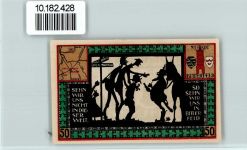 06749 O4400 Bitterfeld - Notgeld Scherenschnitt