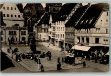 06295 O4250 Lutherstadt Eisleben - Konsum-Kaufhaus Marktszene