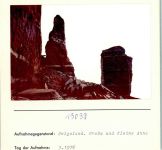 27498 W2192 Helgoland FOTO KEINE AK Lange Anna Frosse und Kleine Anna Foto montiert auf Karton