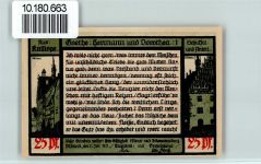 07381 O6840 Pößneck - Notgeld Goethe Hermann und Dorothea