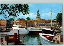 21680 W2160 Stade , Niederelbe - Hafen Schiffe