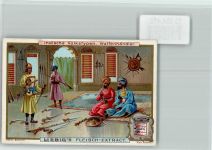 Waffenhändler, Berufe Sammelbild Liebig Volkstypen / Brauchtum Indien