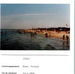 27472 W2190 Cuxhaven FOTO KEINE AK Cuxhaven Döse Strand Foto montiert auf Karton