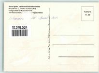 78148 W7741 Gütenbach - Rückseite mit Abschürfungen bzw Kleberesten Uhren Späth