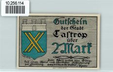 44575 W4620 Castrop - Notgeld Reiter Soldat