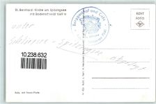 83727 W8162 Spitzingsee - St. Bernhard-Kirche am Spitzingsee mit Bodenschneid