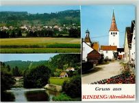 85125 W8079 Kinding - Rückseite mit Abschürfungen bzw Kleberesten