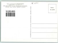 54636 W5521 Baustert - Sport- und Ferienhotel Wiedenhof Rückseite mit Abschürfungen bzw Kleberesten